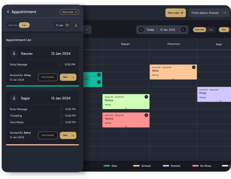 Appointment Booking Dashboard
