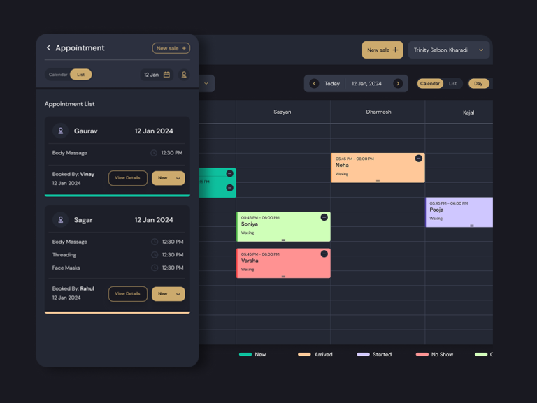 Appointment Booking Dashboard