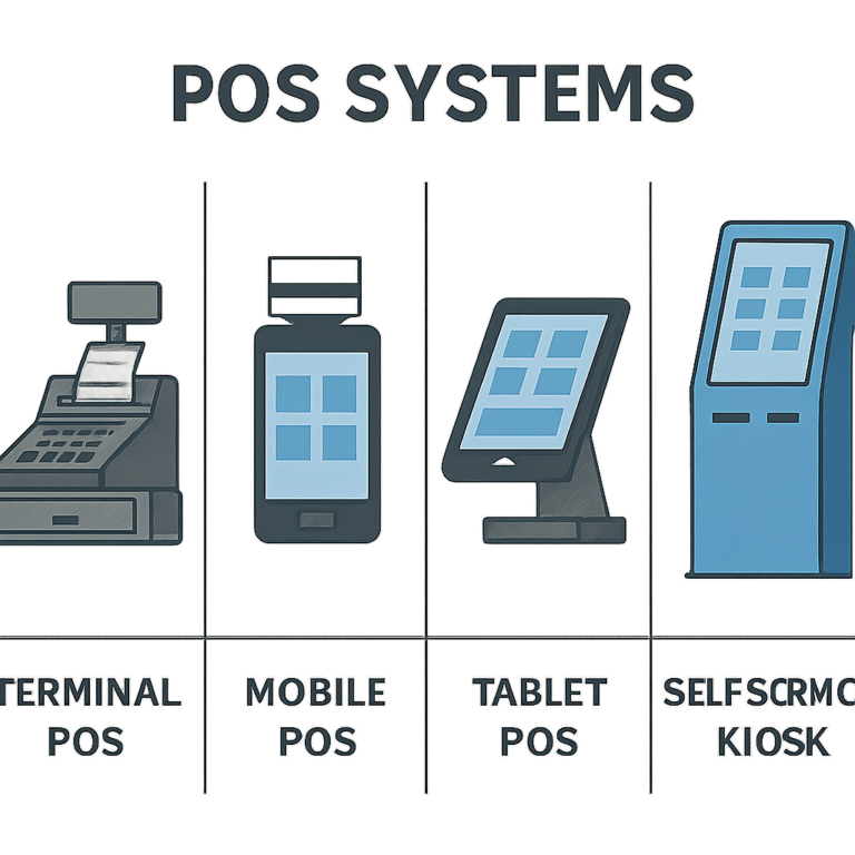 Graphic showing comparison of different POS systems