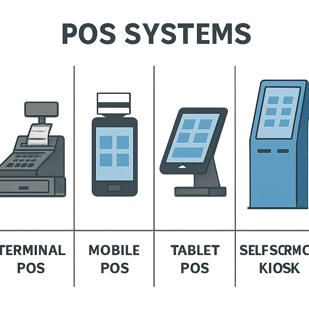 Graphic showing comparison of different POS systems